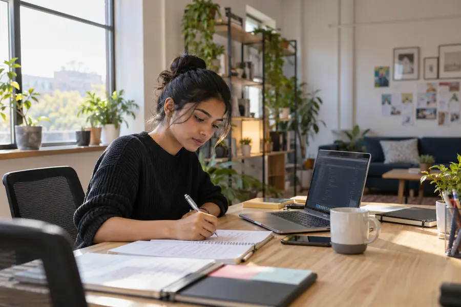 Illustrative photograph for build your career with purpose.
