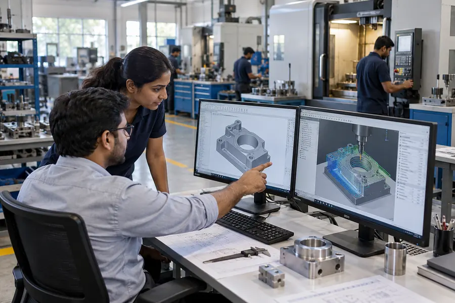 Illustrative photograph for cad/cam integration