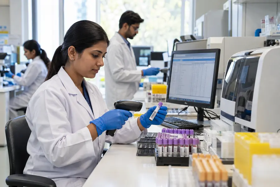 Illustrative photograph for lab management