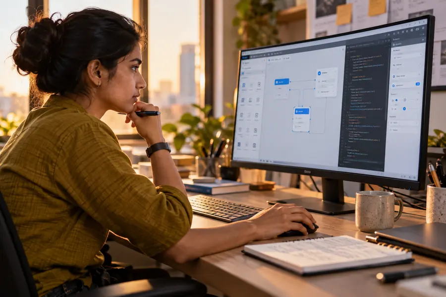 صورة توضيحية لموضوع منصة Low-Code
