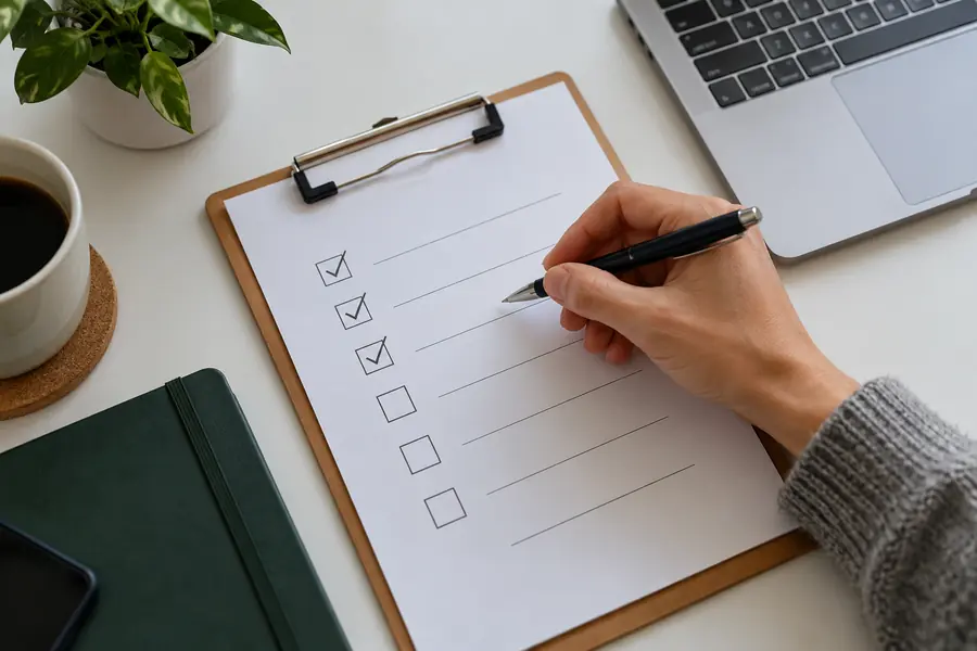 Illustrative photograph for checklists