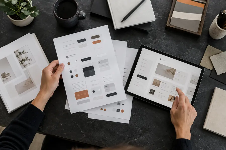 Illustrative photograph for design systems