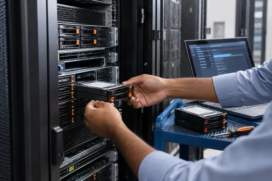 Illustrative photograph for backup & disaster recovery