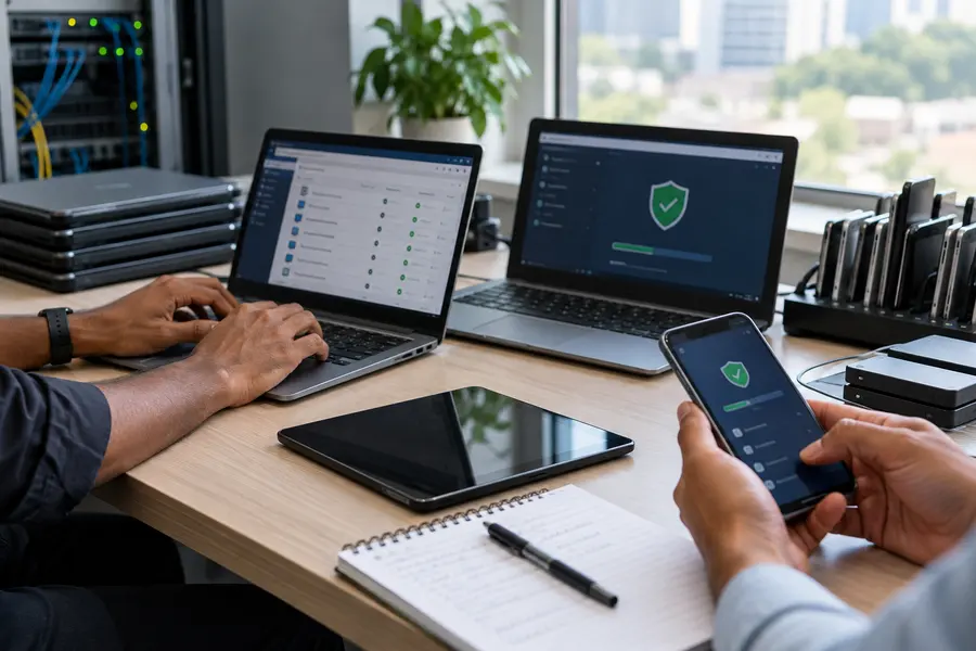 Illustrative photograph for endpoint security