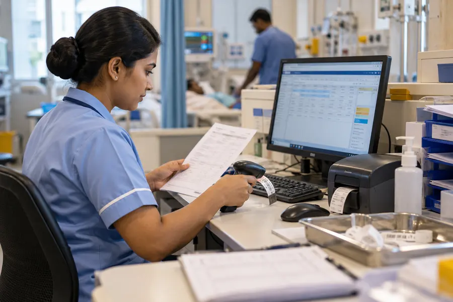 Illustrative photograph for hospital management